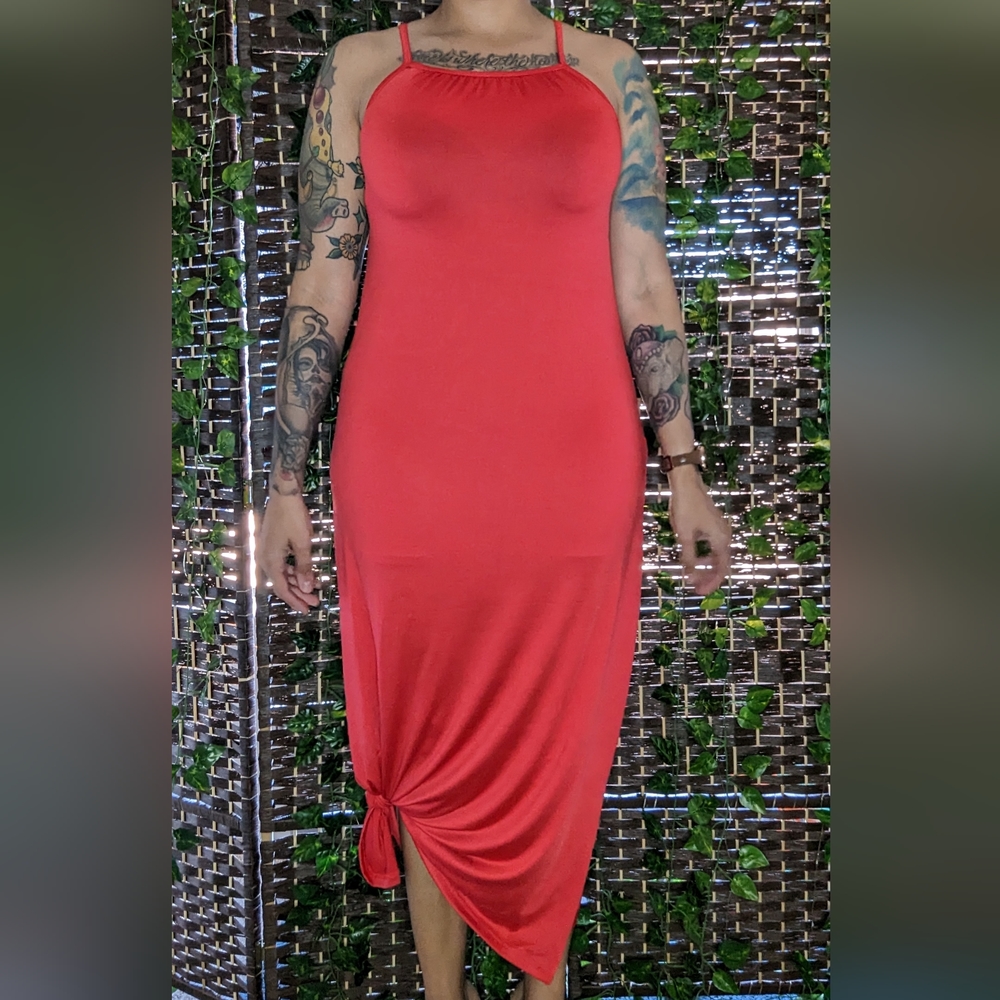 Ruby Red Sack Dress
